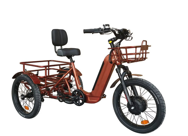 BREEZY Electric Trike 3 Wheel eBike TRIKE GT-48v 500 w Fat Tire Electric Tricycle