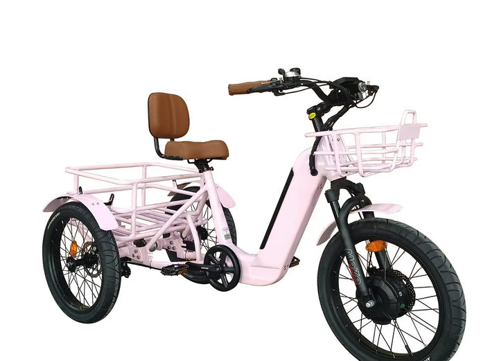 BREEZY Electric Trike 3 Wheel eBike TRIKE GT-48v 500 w Fat Tire Electric Tricycle