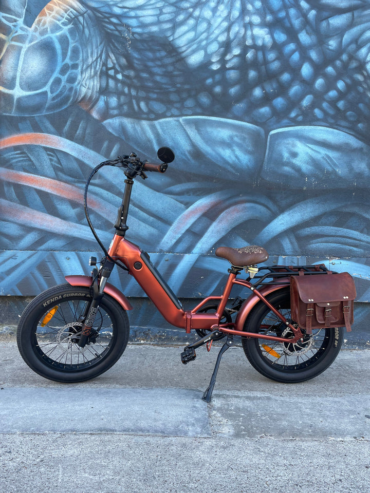eBike Custom Folding Electric Bike - Foldable e-Bike 750 Watt - Copper