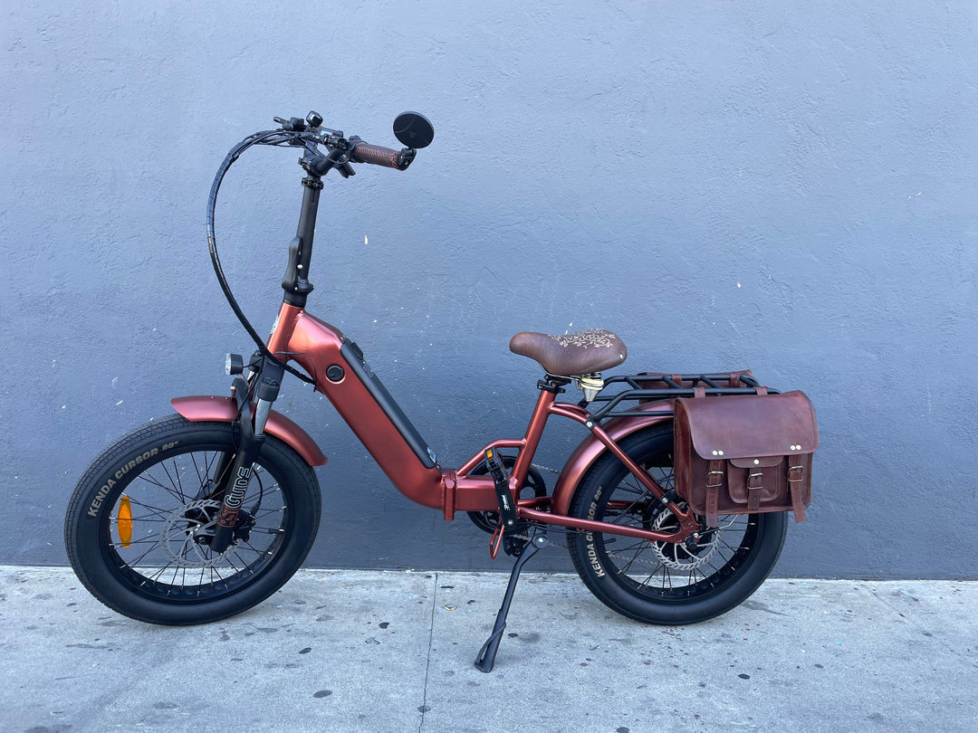 eBike Custom Folding Electric Bike - Foldable e-Bike 750 Watt - Copper