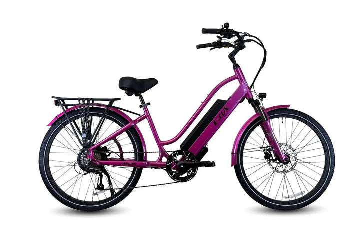 ELUX Malibu GT 750 w Step Thru eBike 26x2.1 Street Electric Beach Cruiser eBike