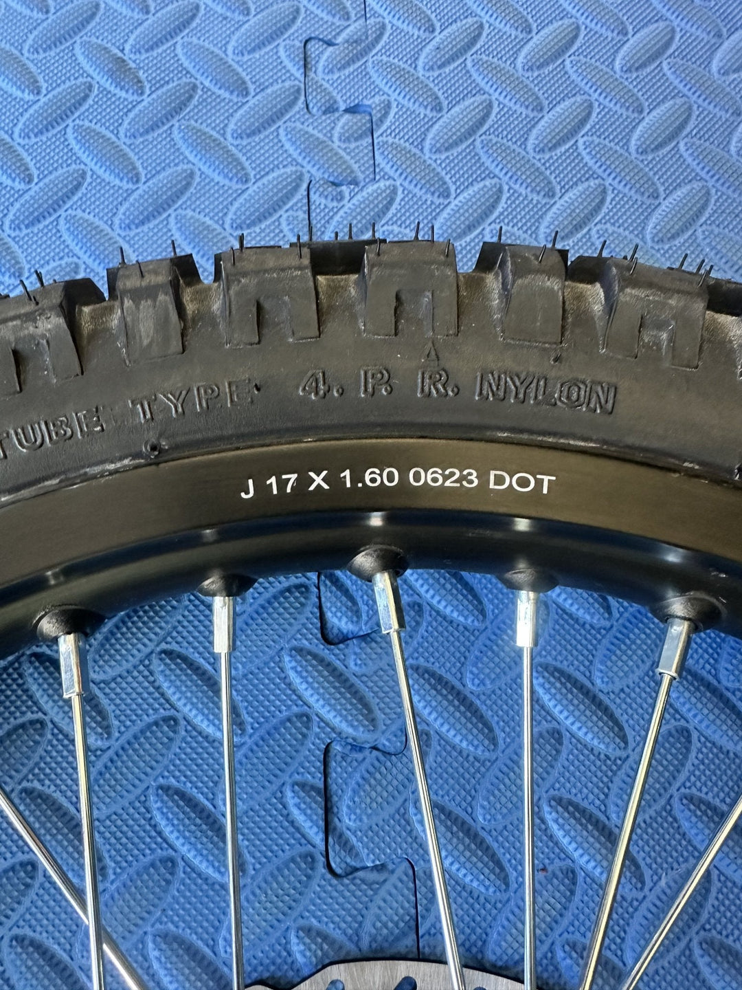 eMoto Wheel Set Shinko 244 Dual Sport 17"/17" Front & Rear Wheel & Tire Set for Moto Bikes *Does not include rotor or sprocket*
