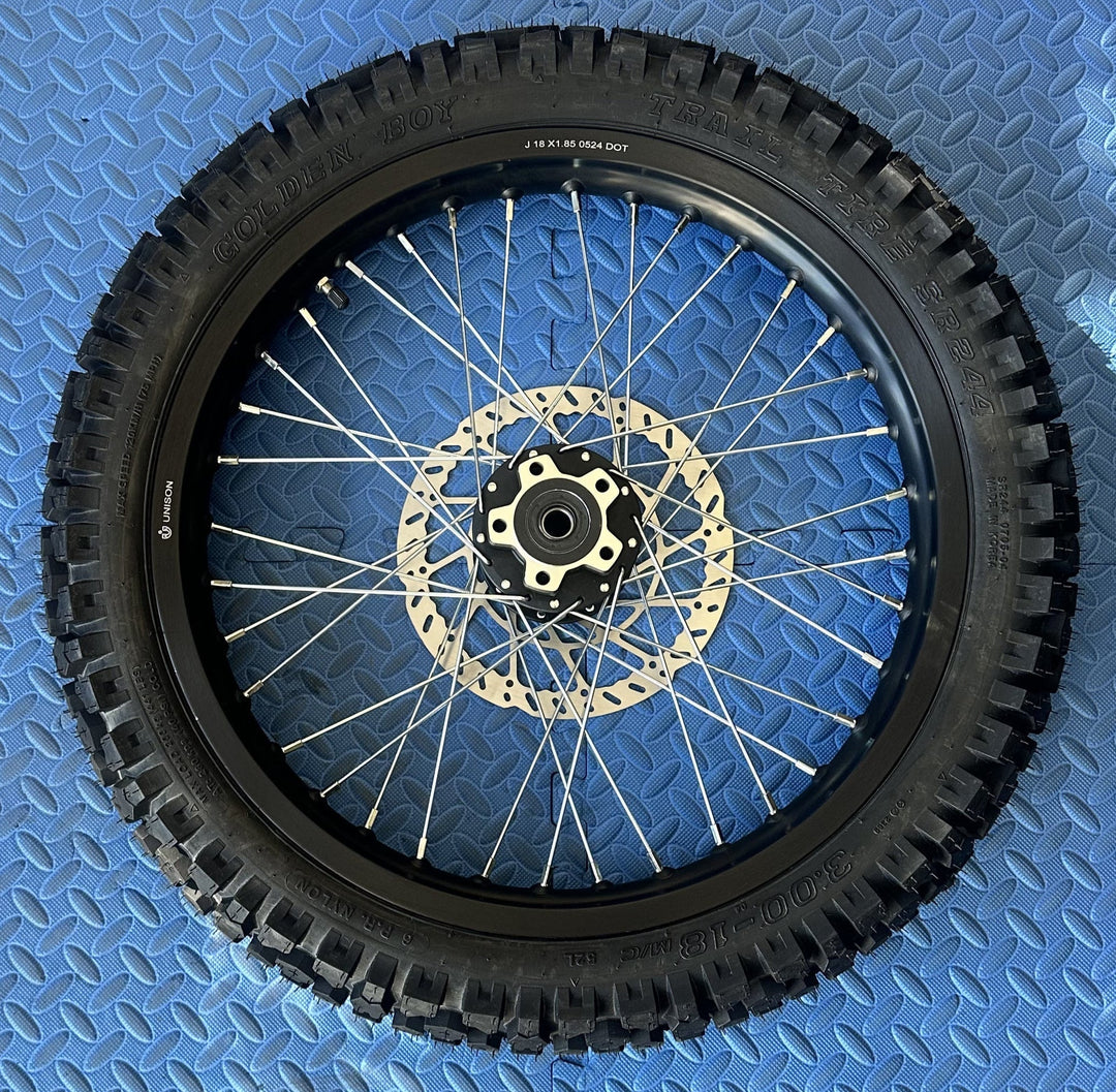 eMoto Wheel Set Shinko 244 Dual Sport 18"/19" Front & Rear Wheel & Tire Set for Moto Bikes *Does not include rotor or sprocket*