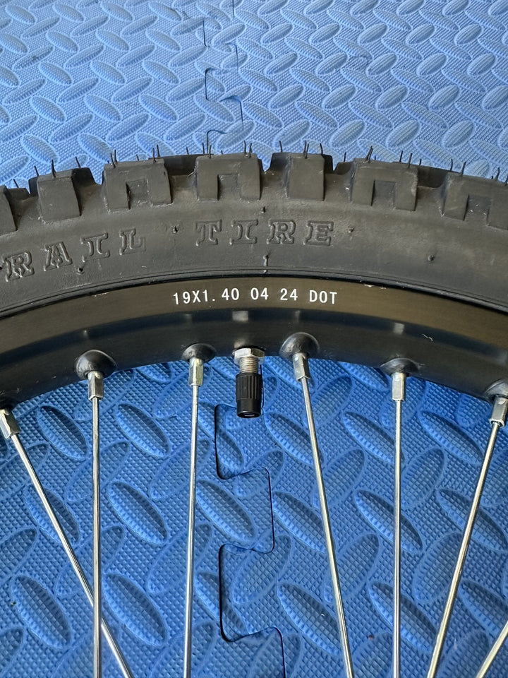 eMoto Wheel Set Shinko 244 Dual Sport 18"/19" Front & Rear Wheel & Tire Set for Moto Bikes *Does not include rotor or sprocket*