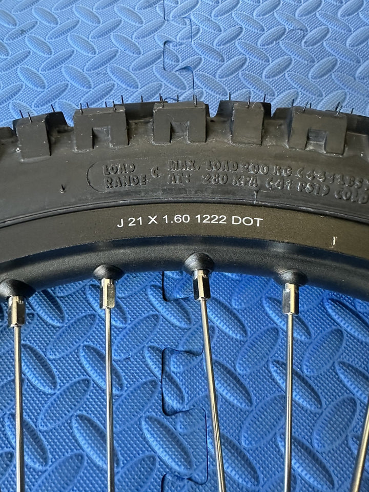 Eride eMoto Wheel Set Shinko 244 Dual Sport 21" Front Wheel & Tire Set for e-Moto Bikes *Does not include rotor or sprocket*