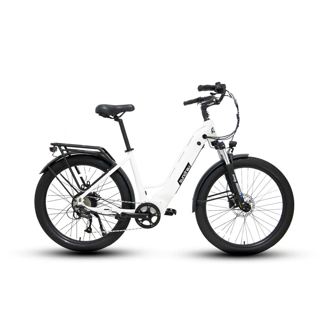 EUNORAU Meta275 500w Step Thru eBike 27.5x2.6 Road Electric Beach Cruiser eBike