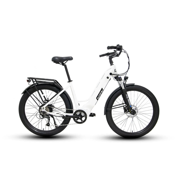 EUNORAU Meta275 500w Step Thru eBike 27.5x2.6 Road Electric Beach Cruiser eBike