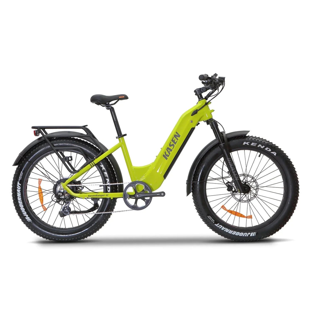 KASEN Ranger ST 1000 w Step Thru Ebike 26x4 Fat Fat Tire Electric Beach Cruiser eBike