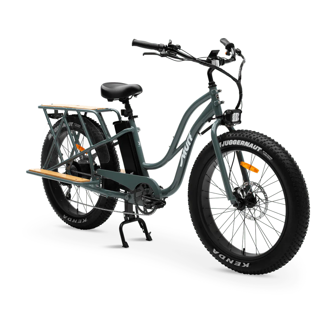 MURF Alpha Cargo Fat Tire Electric Cargo Beach Cruiser eBike-52v 750 w Electric Cargo eBike