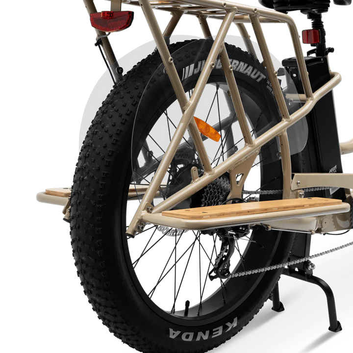 MURF Alpha Cargo Fat Tire Electric Cargo Beach Cruiser eBike-52v 750 w Electric Cargo eBike