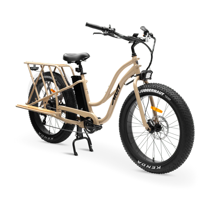 MURF Alpha Cargo Fat Tire Electric Cargo Beach Cruiser eBike-52v 750 w Electric Cargo eBike
