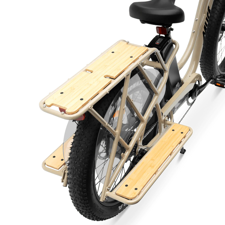 MURF Alpha Cargo Fat Tire Electric Cargo Beach Cruiser eBike-52v 750 w Electric Cargo eBike