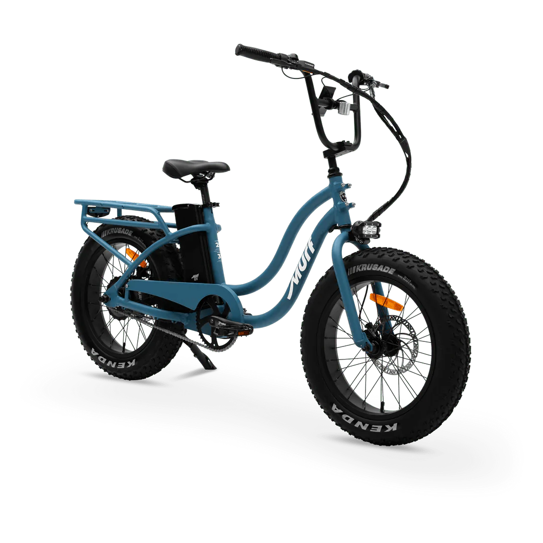MURF Electric Urban eBike  Higgs Step-Thru-52v 750 w Fat Tire Electric Beach Cruiser eBike