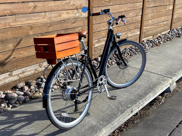 ICONIC Ultralight Step Thru 350 w Ready to Ride Step Thru Ebike 700x35C Electric Vintage eBike - Assembled in store