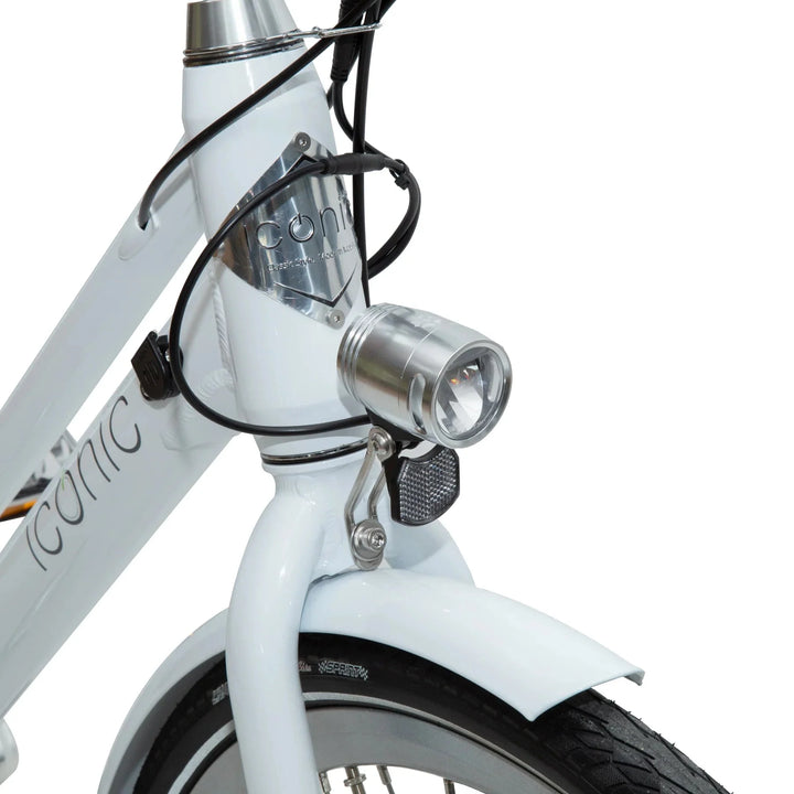 ICONIC Ultralight Step Thru 350 w Ready to Ride Step Thru Ebike 700x35C Electric Vintage eBike - Assembled in store