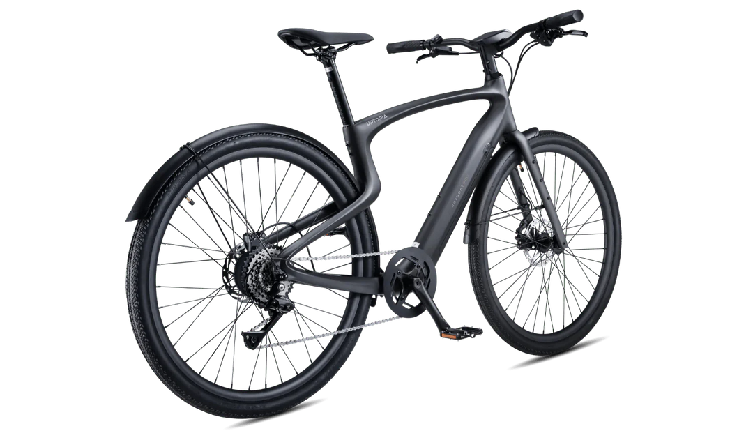 URTOPIA Carbon1 Pro 350 w Ready to Ride Step Over Ebike 48" Electric Urban eBike - Assembled in store