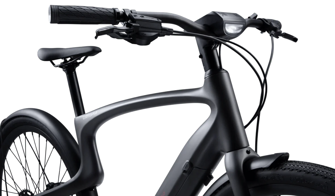 URTOPIA Carbon1 Pro 350 w Ready to Ride Step Over Ebike 48" Electric Urban eBike - Assembled in store