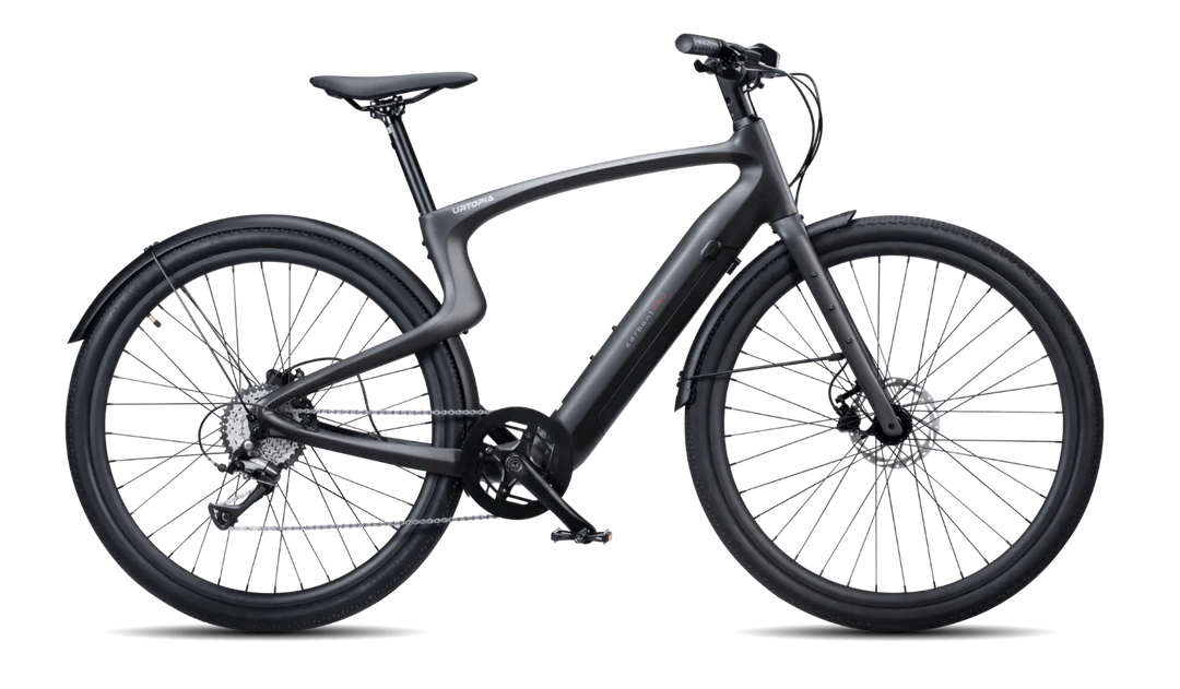 URTOPIA Carbon1 Pro 350 w Ready to Ride Step Over Ebike 48" Electric Urban eBike - Assembled in store