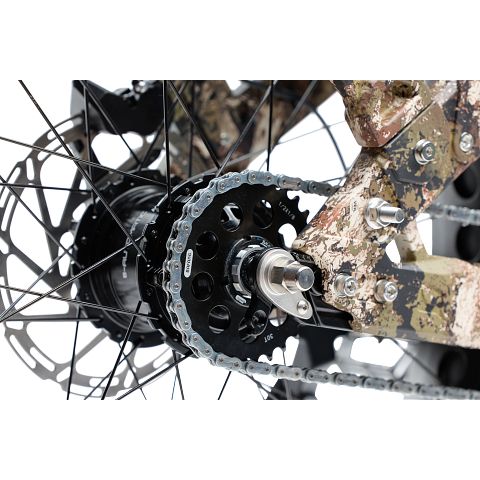 QuietKat Apex XD 1000 w Step Over eBike 26x4.8 Fat Electric Fat Tire Mountain eBike