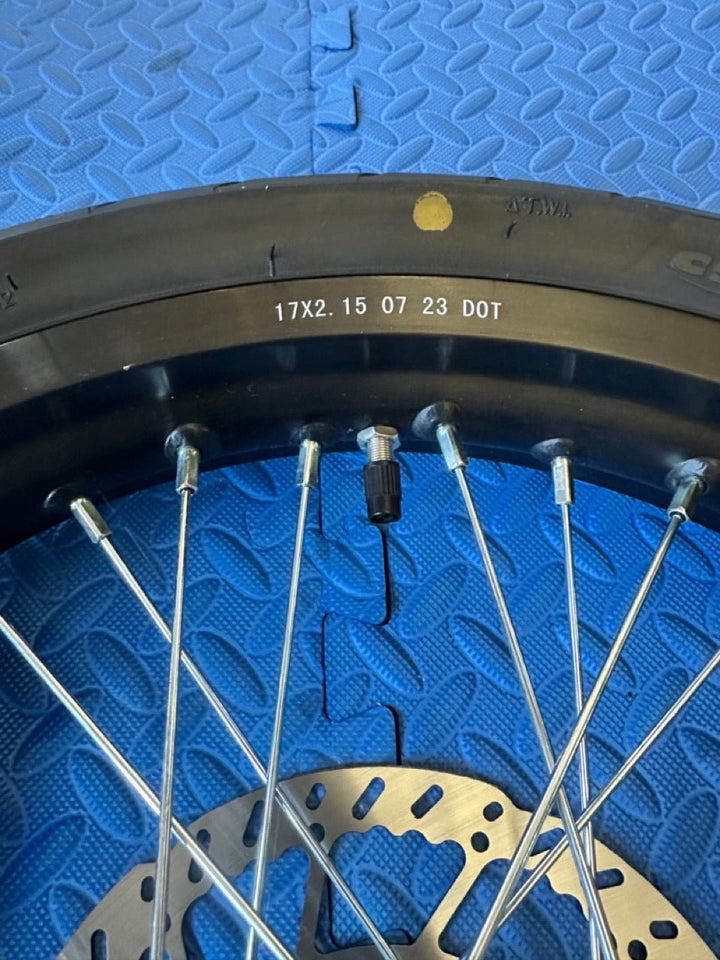 Surron eMoto Wheel Set CST Super Moto CST 17x2.15 Rear Wheel & Tire Set for E-Moto Bike Use *Does not include rotor or sprocket*