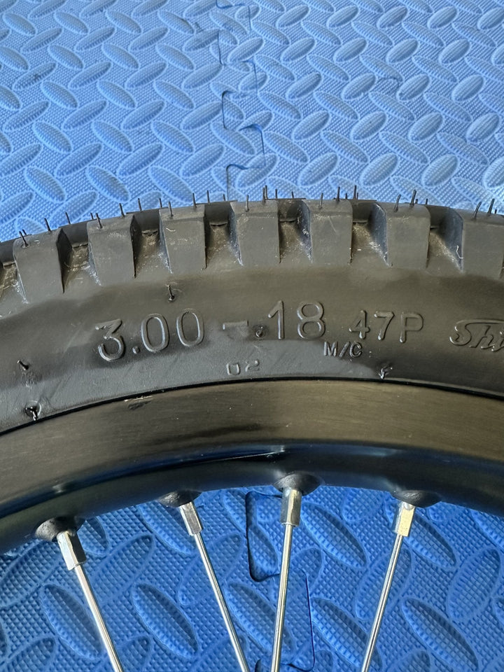 Surron eMoto Wheel Set Shinko 241 Dual Sport 18" Rear Wheel & Tire Set for e-Moto Bikes *Does not include rotor or sprocket*