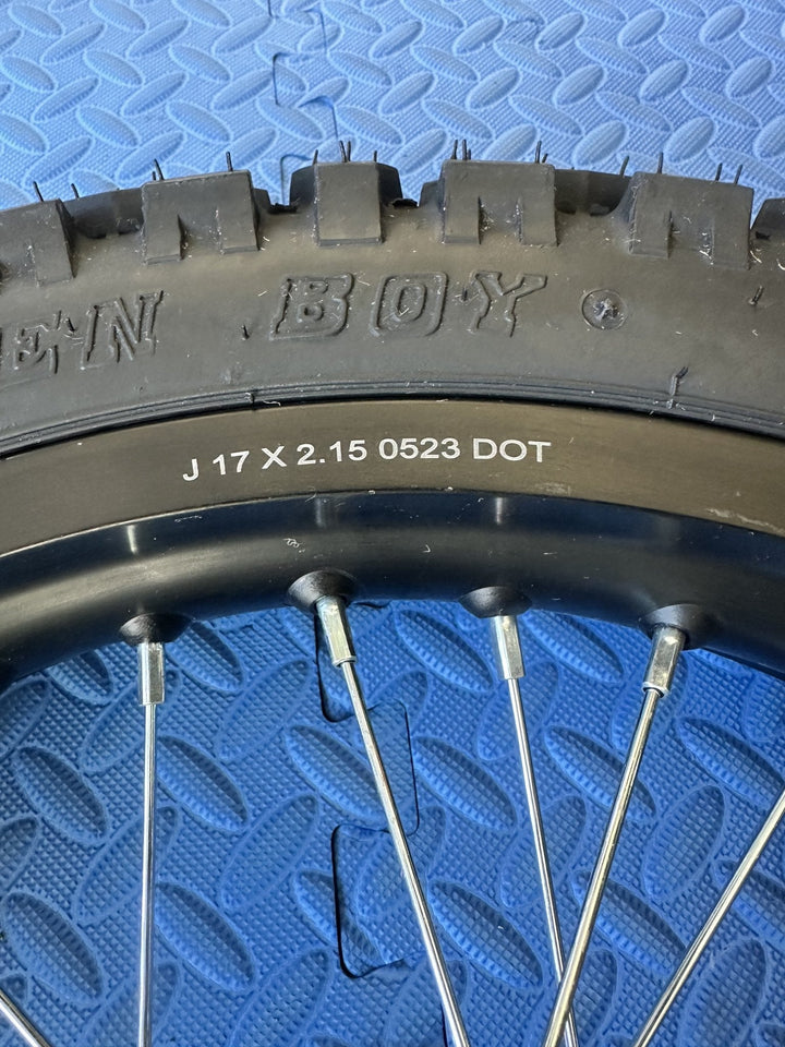 Surron eMoto Wheel Set Shinko 244 Dual Sport 17"/17" Front & Rear Wheel & Tire Set for Moto Bikes *Does not include rotor or sprocket*