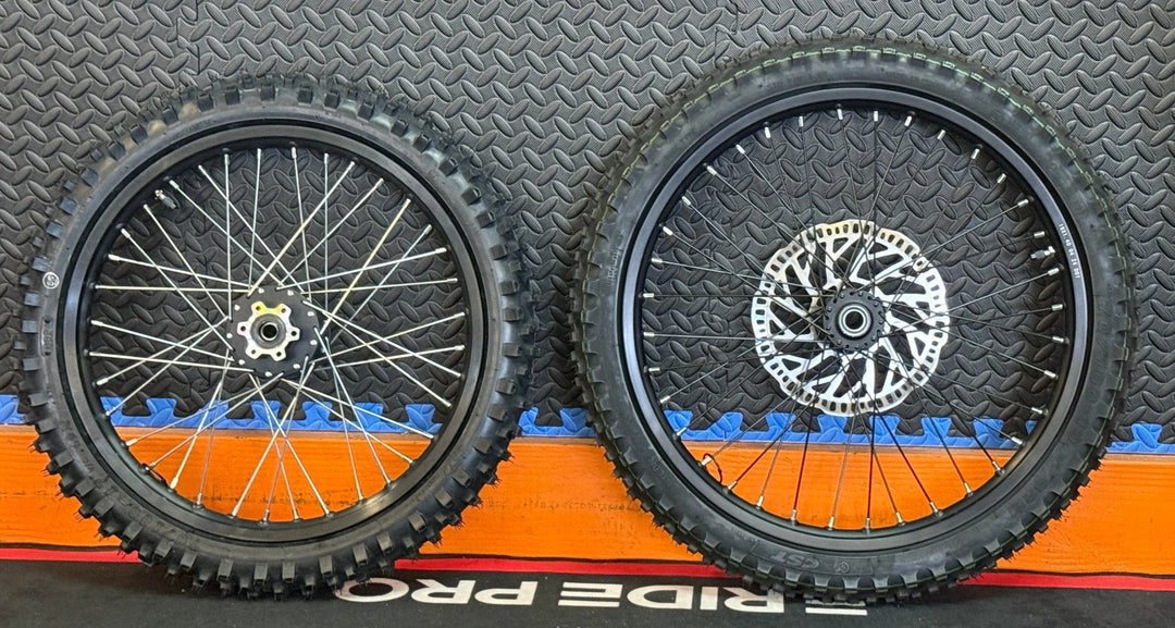 Talaria eMoto Wheel Set CST Knobby 17"/19" Front & Rear Wheel & Tire Set for Electric Dirt Bikes *Does not include rotor or sprocket*