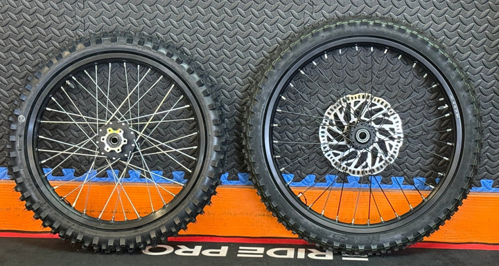 Talaria eMoto Wheel Set CST Knobby 17"/19" Front & Rear Wheel & Tire Set for Electric Dirt Bikes *Does not include rotor or sprocket*