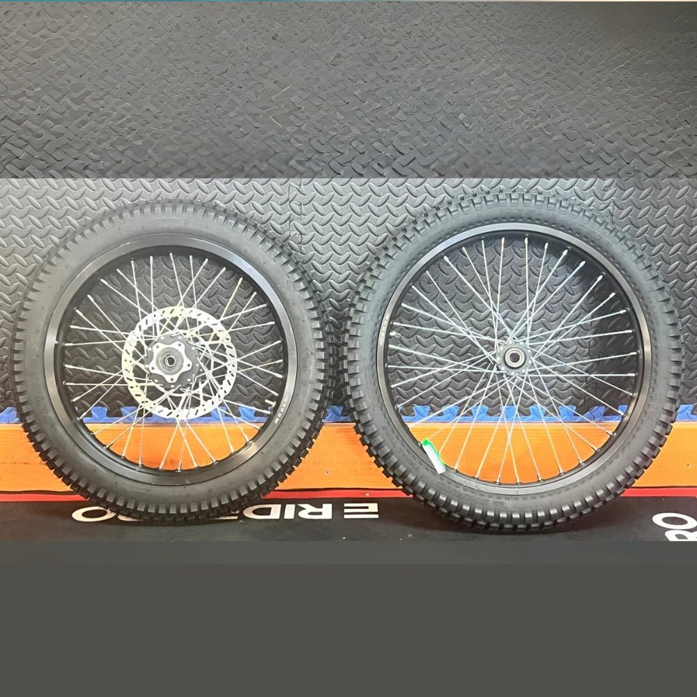 Talaria eMoto Wheel Set Shinko 241 Dual Sport 17"/19" Front & Rear Wheel & Tire Set for Moto Bikes *Does not include rotor or sprocket*