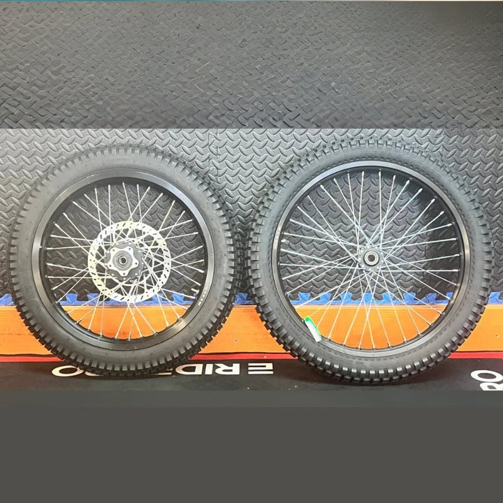 Talaria eMoto Wheel Set Shinko 241 Dual Sport 17"/19" Front & Rear Wheel & Tire Set for Moto Bikes *Does not include rotor or sprocket*