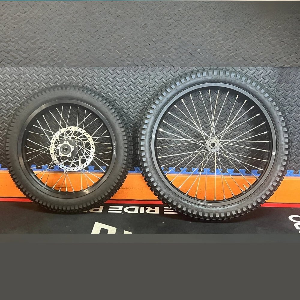 Talaria eMoto Wheel Set Shinko 241 Dual Sport 17"/21" Front & Rear Wheel & Tire Set for Moto Bikes *Does not include rotor or sprocket*