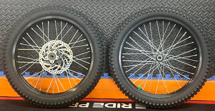 Talaria eMoto Wheel Set Shinko 241 Dual Sport 19"/19" Front & Rear Wheel & Tire Set for Moto Bikes *Does not include rotor or sprocket*