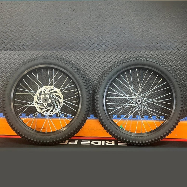 Talaria eMoto Wheel Set Shinko 241 Dual Sport 19"/19" Front & Rear Wheel & Tire Set for Moto Bikes *Does not include rotor or sprocket*
