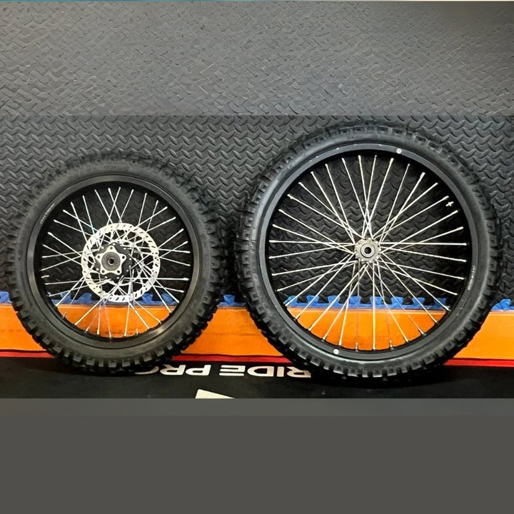 Talaria eMoto Wheel Set Shinko 244 Dual Sport 17"/21" Front & Rear Wheel & Tire Set for Moto Bikes *Does not include rotor or sprocket*