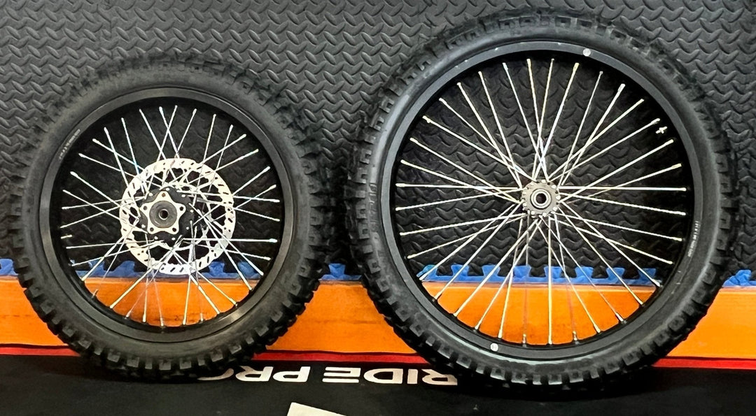Talaria eMoto Wheel Set Shinko 244 Dual Sport 17"/21" Front & Rear Wheel & Tire Set for Moto Bikes *Does not include rotor or sprocket*