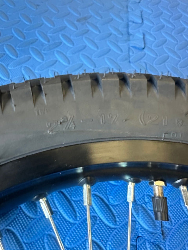Throne eMoto Wheel Set Shinko 241 Dual Sport 17" Front Wheel & Tire Set for e-Moto Bikes *Does not include rotor or sprocket*