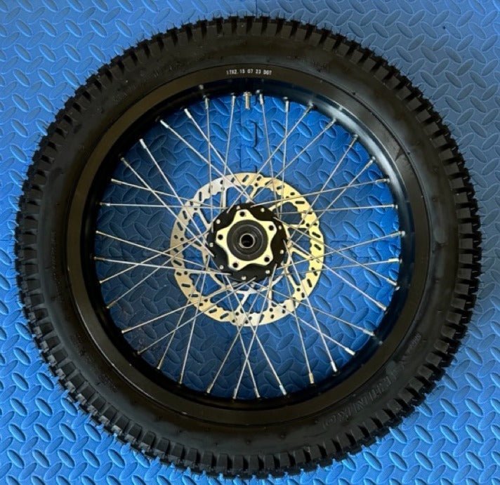 Throne eMoto Wheel Set Shinko 241 Dual Sport 17"/21" Front & Rear Wheel & Tire Set for Moto Bikes *Does not include rotor or sprocket*