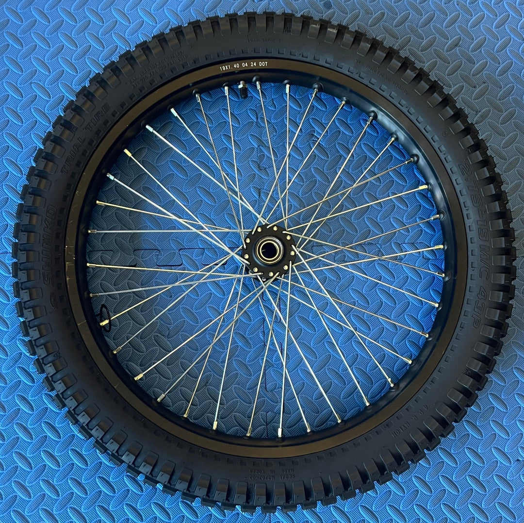 Throne eMoto Wheel Set Shinko 241 Dual Sport 18"/19" Front & Rear Wheel & Tire Set for Moto Bikes *Does not include rotor or sprocket*