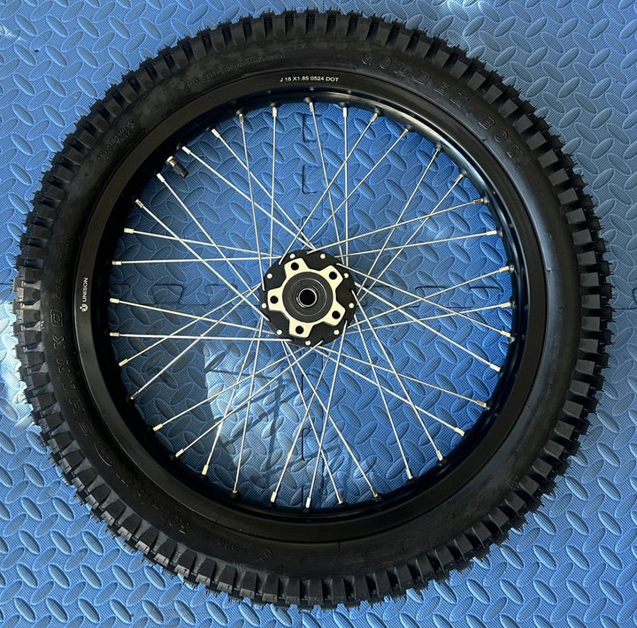 Throne eMoto Wheel Set Shinko 241 Dual Sport 18"/19" Front & Rear Wheel & Tire Set for Moto Bikes *Does not include rotor or sprocket*