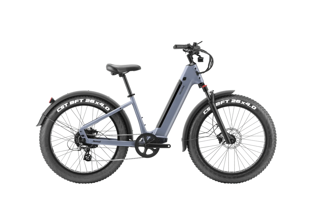 VELOTRIC Nomad 1 Plus 750w Step Thru eBike 26x4 Fat Fat Tire Electric Beach Cruiser eBike