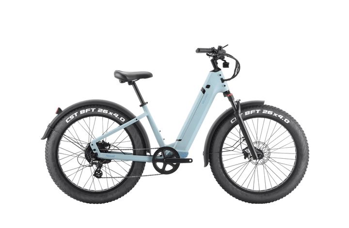VELOTRIC Nomad 1 Plus 750w Step Thru eBike 26x4 Fat Fat Tire Electric Beach Cruiser eBike