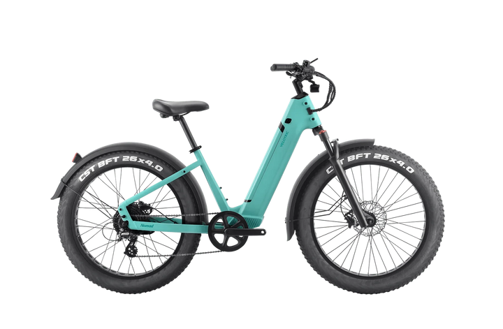 VELOTRIC Nomad 1 Plus 750w Step Thru eBike 26x4 Fat Fat Tire Electric Beach Cruiser eBike