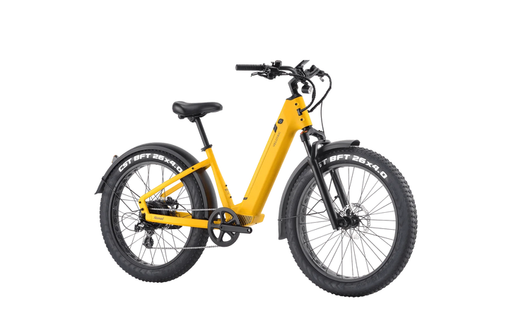 VELOTRIC Nomad 1 Plus 750w Step Thru eBike 26x4 Fat Fat Tire Electric Beach Cruiser eBike